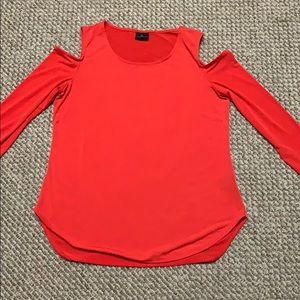 Coral dressy blouse